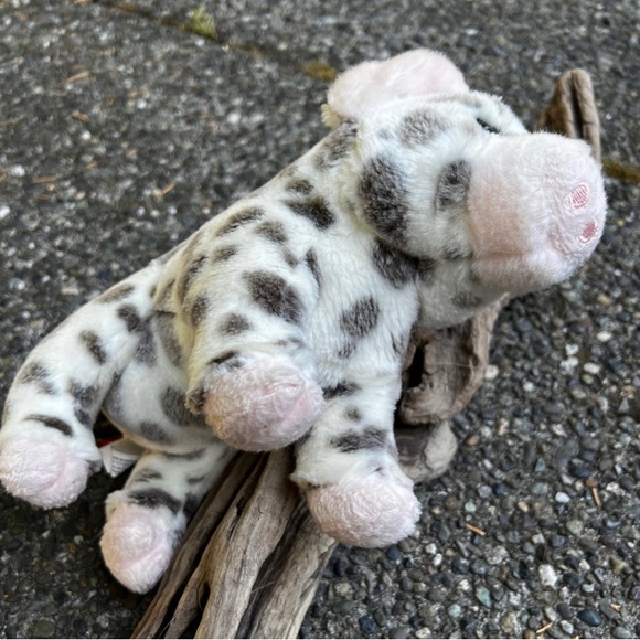 Douglas Cuddle Toys Beanie Plush Spotted Piglet 9” Stuffed Animal - Picture 6 of 11